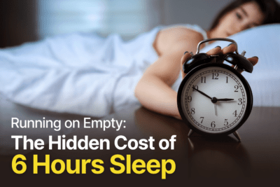 Do you sleep 6 hours a night or less_ You may be sleep deprived