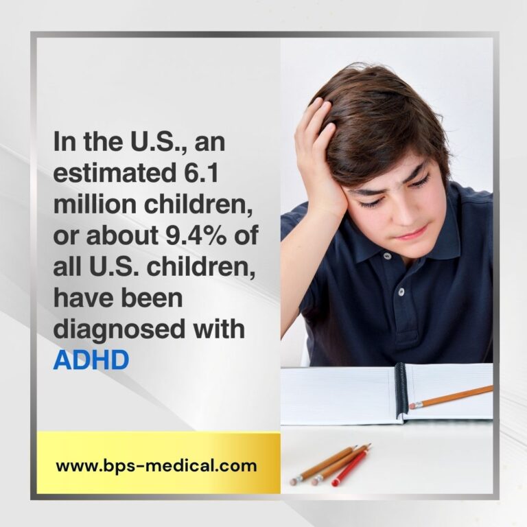 Being a child should be about exploration, learning, and joy. However, for the estimated 6.1 million children - about 9.4% of the U.S. child population - diagnosed with ADHD as per the Centers for Disease Control and Prevention, their journey is often one of struggle and learning to cope. At BPS Medical, we are passionate about helping each of these children lead a fulfilling, happy life. With targeted Treatment for ADHD, we are committed to actively working on shaping a better future, one child at a time.