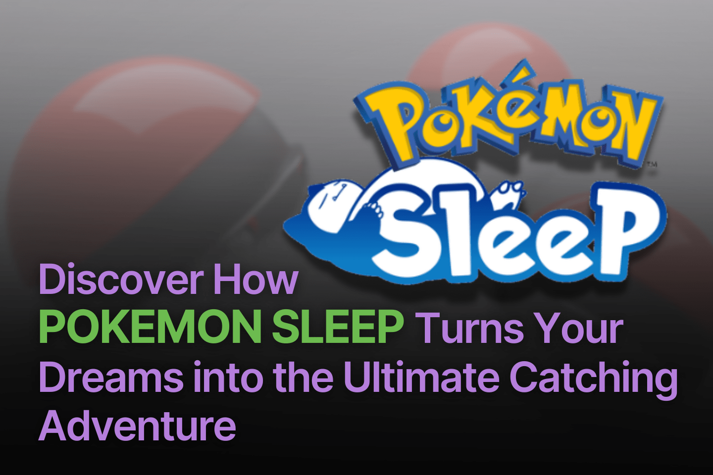 Pokémon Sleep