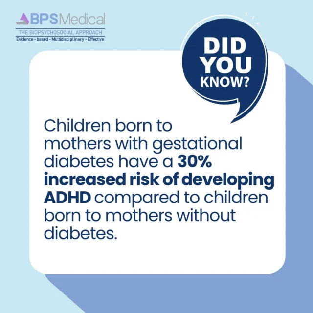 Did you know that children born to mothers with gestational diabetes have a 30% increased risk of developing ADHD compared to children born to mothers without diabetes?

A recent study published in The Lancet Diabetes & Endocrinology analyzed data from 202 previous studies, covering over 56 million mother-child pairs, and discovered intriguing connections between maternal diabetes and various neurodevelopmental disorders in children.

While more research is needed to establish a causal relationship, these findings underscore the importance of maintaining good health during pregnancy and the potential impact it can have on a child's development. 

Read the full article here: https://www.medicalnewstoday.com/articles/diabetes-in-pregnancy-may-increase-childs-autism-adhd-risk

#BPSMedical #fortlauderdale #fortlauderdaleflorida #dadecounty #southflorida #florida #anxiety #anxietyissues #depression #depressed #mentalhealth #trending #mentalhealthawareness #mentalwellbeing #wellness #mentalhealthmatters #support #biopsychosocial #holistic #psychiatrist #floridapsychiatrist #mindbodywellness